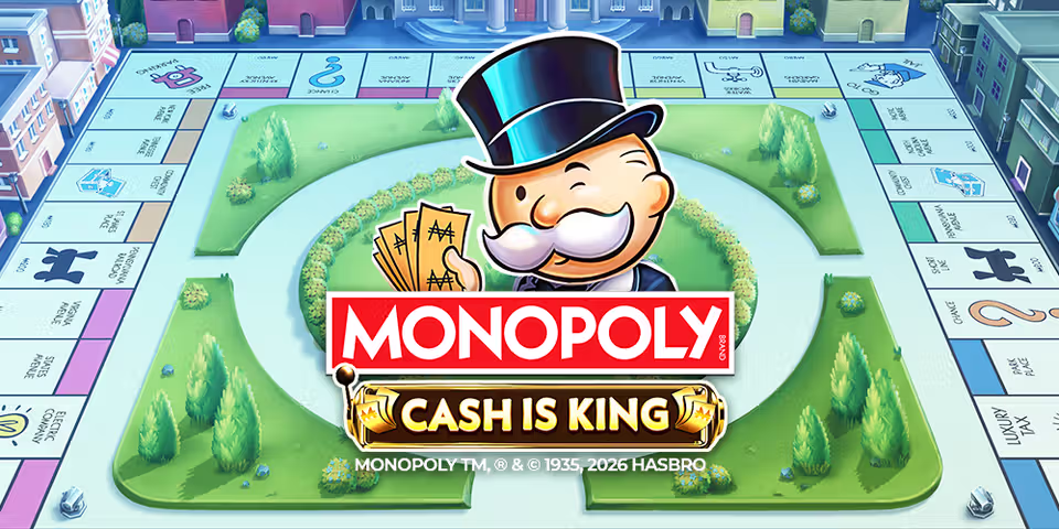 Monopoly Cash is King by Red Tiger, available for your casino platform