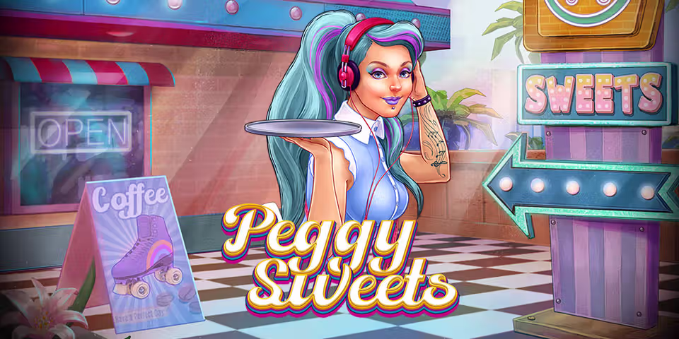 Peggy Sweets by Red Tiger, available for your casino platform