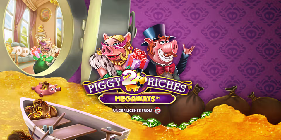 Piggy Riches 2 Megaways by Red Tiger, available for your casino platform