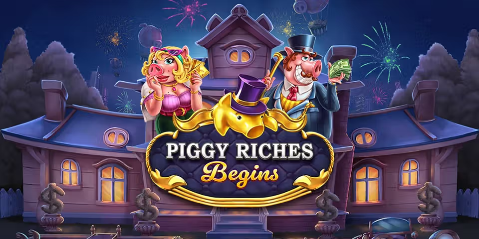 Piggy Riches Begins by Red Tiger, available for your casino platform