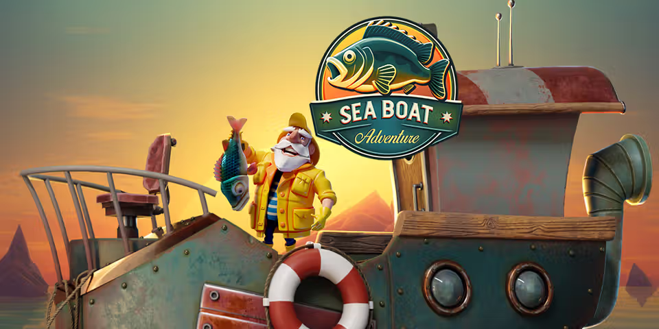 Sea Boat Adventure by Red Tiger, available for your casino platform