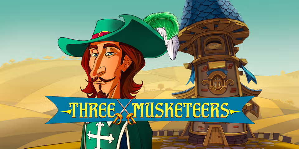 Three Musketeers by Red Tiger, available for your casino platform