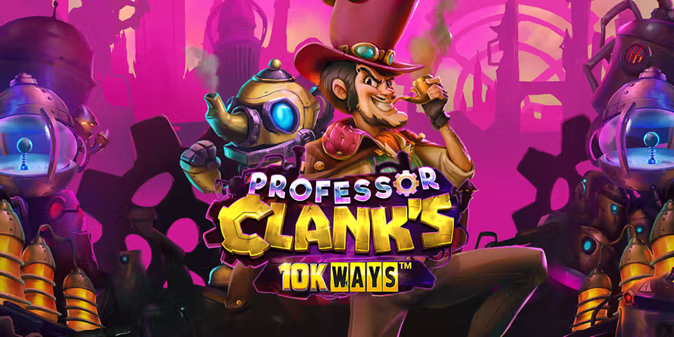 Professor Clank’s 10k Ways™ by ReelPlay, available for your casino platform