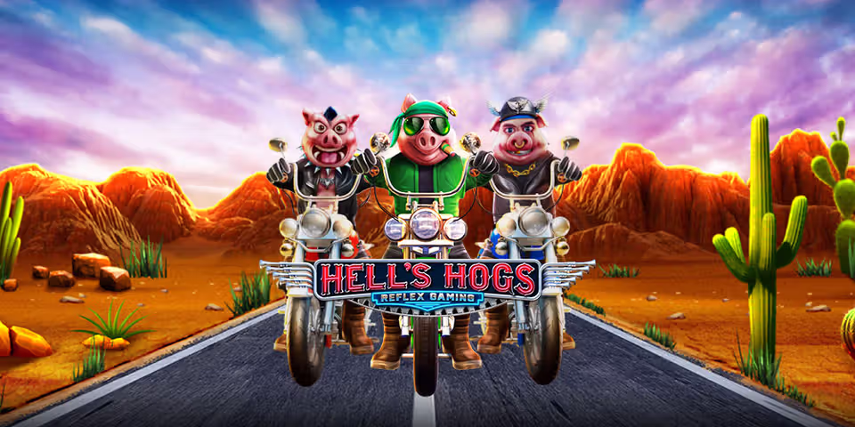 Hell’s Hogs by Reflex Gaming, available for your casino platform