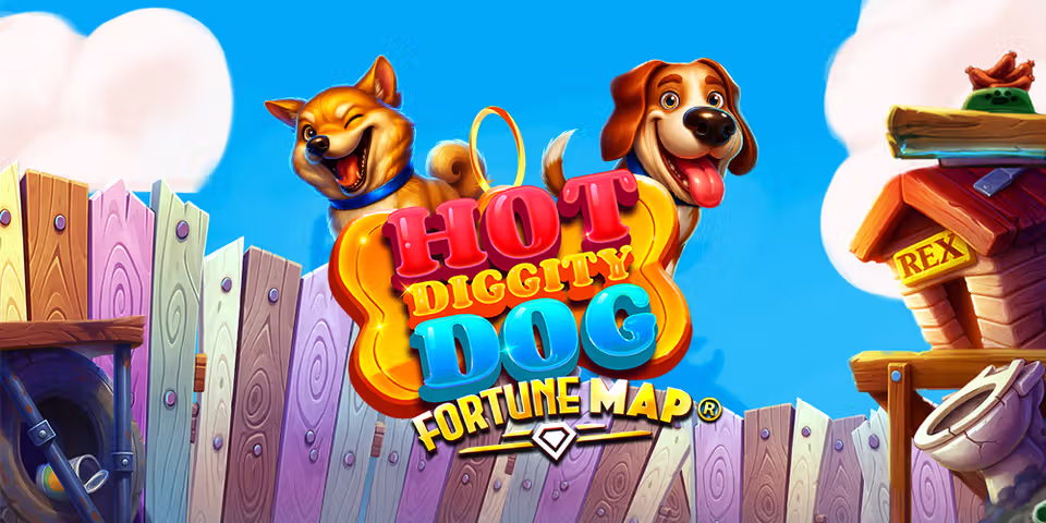Hot Diggity Dog Fortune Map by Reflex Gaming, available for your casino platform