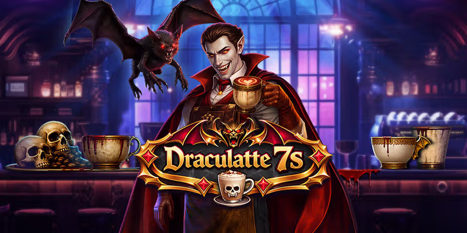Draculatte 7's by Revolver Gaming, available for your casino platform