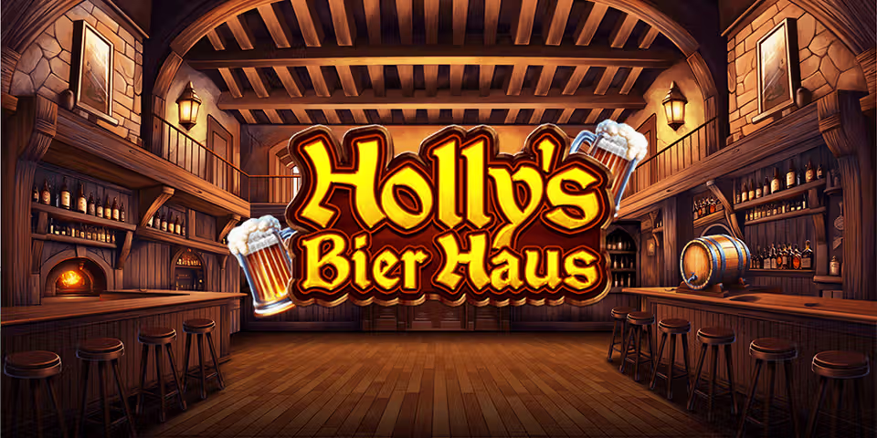 Holly's Bier Haus by Ensure Games, available for your casino platform