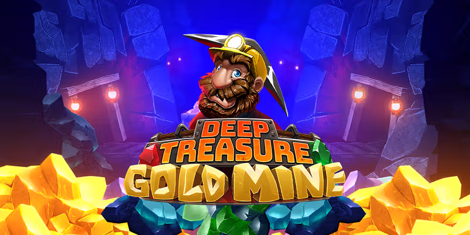 Deep Treasure Gold Mine by Rogue, available for your casino platform