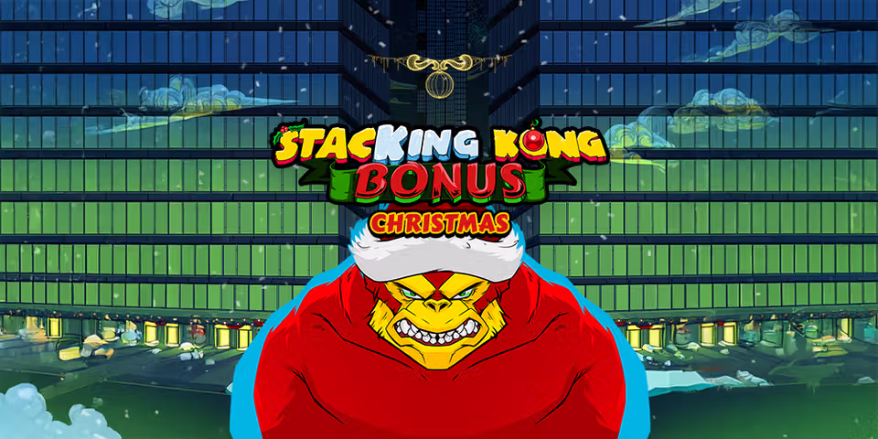 StacKing Kong Bonus Christmas by Rogue, available for your casino platform