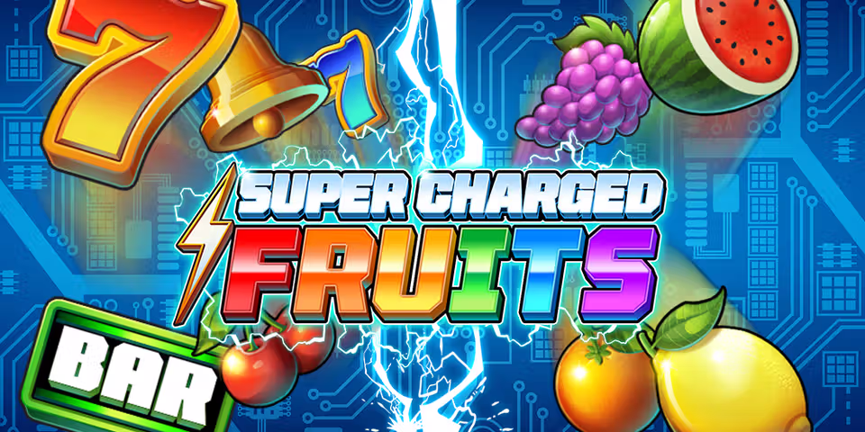 Super Charged Fruits by Rogue, available for your casino platform