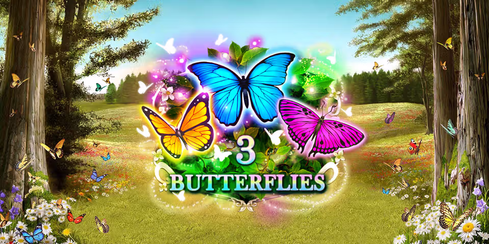 3 Butterflies by Redrake, available for your casino platform