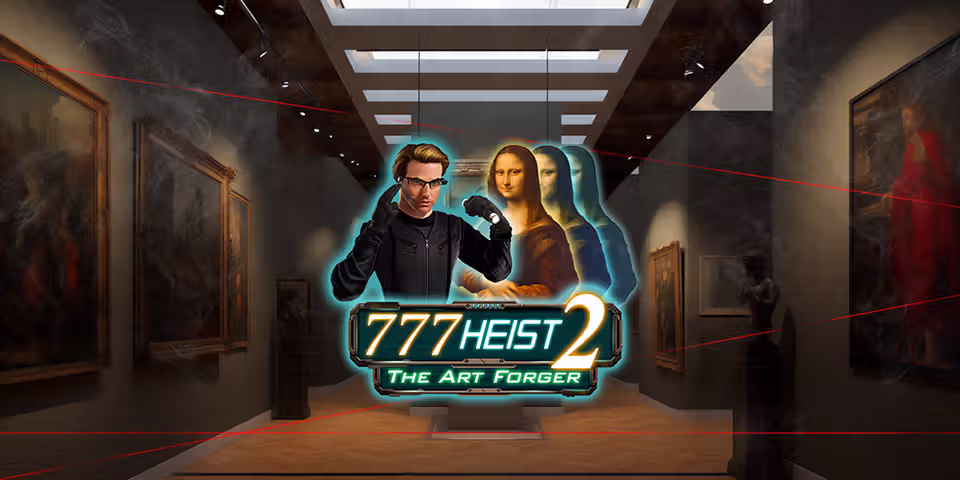 777 Heist 2 The Art Forger by Redrake, available for your casino platform