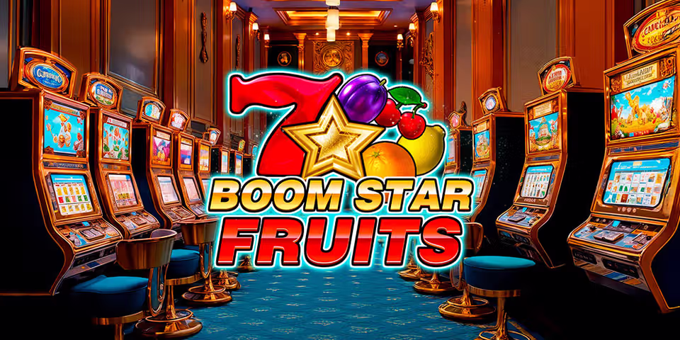 Boom Star Fruits by Redrake, available for your casino platform