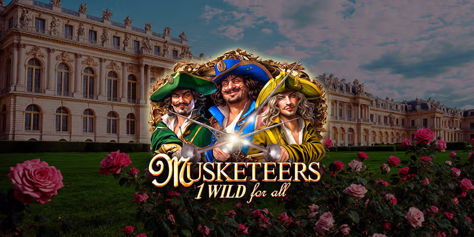 Musketeers 1 Wild For All by Redrake, available for your casino platform