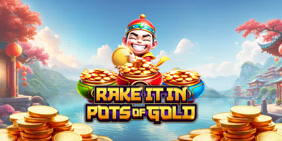 Rake it in Pots of Gold by Redrake, available for your casino platform