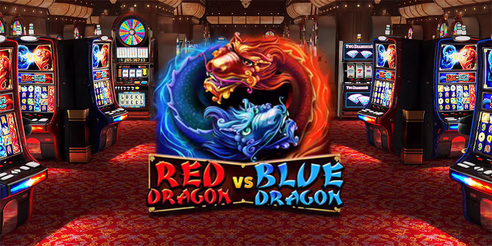Red Dragon vs Blue Dragon by Redrake, available for your casino platform