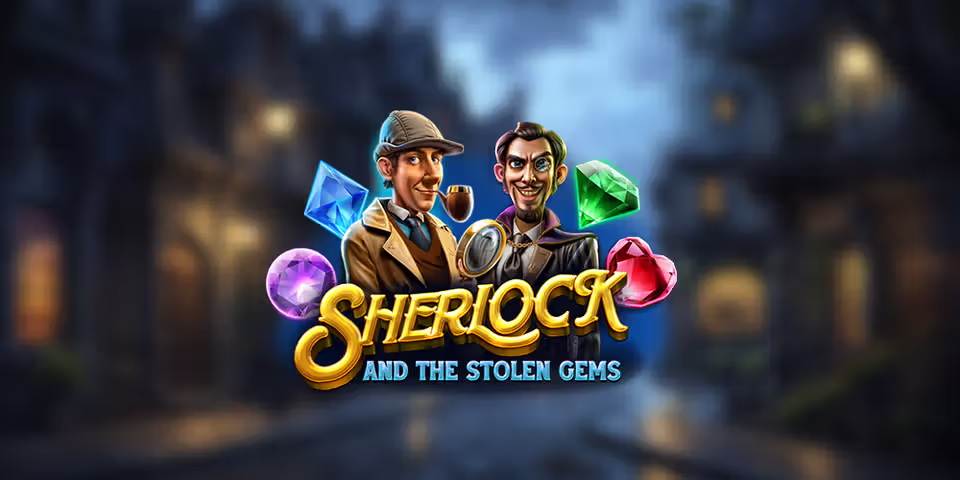 Sherlock and the Stolen Gems by Redrake, available for your casino platform