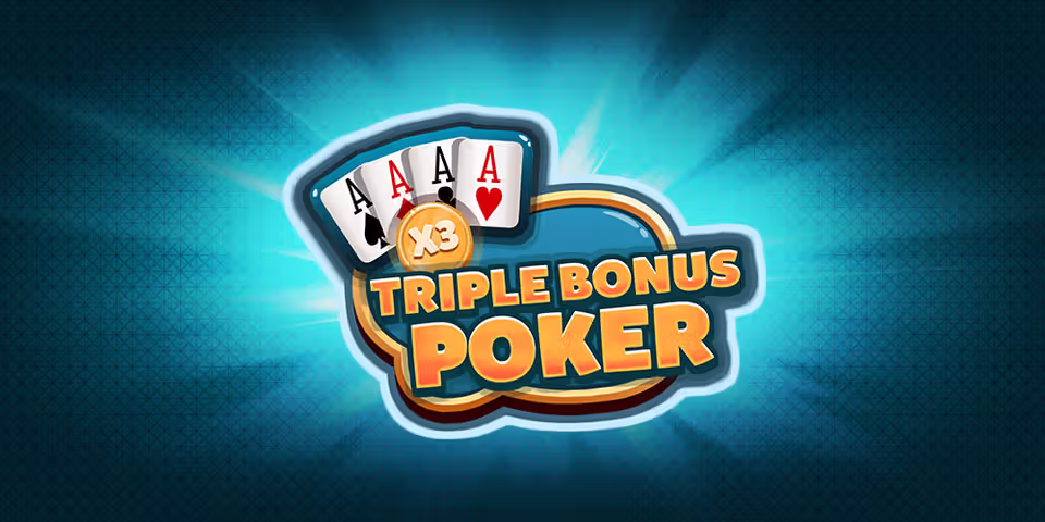 Triple Bonus Poker by Redrake, available for your casino platform