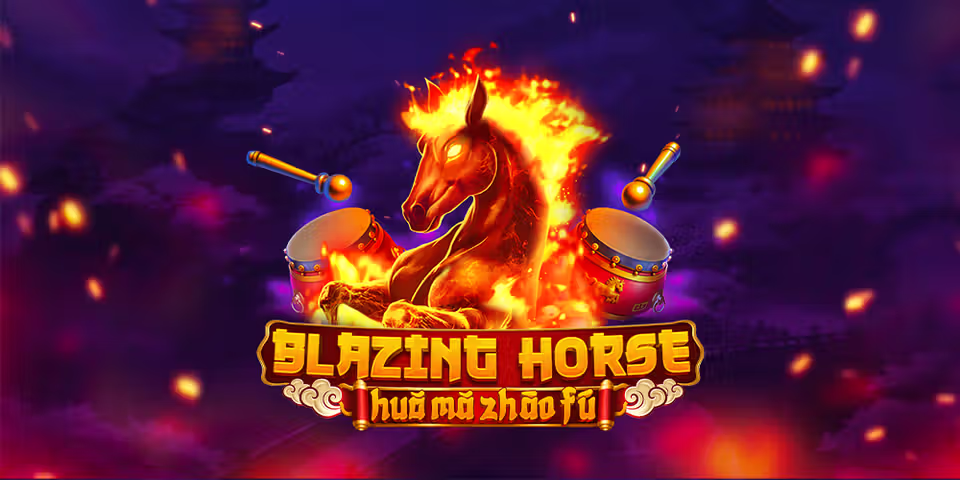 Blazing Horse Huǒ Mǎ Zhāo Fú by RTG Slots, available for your casino platform