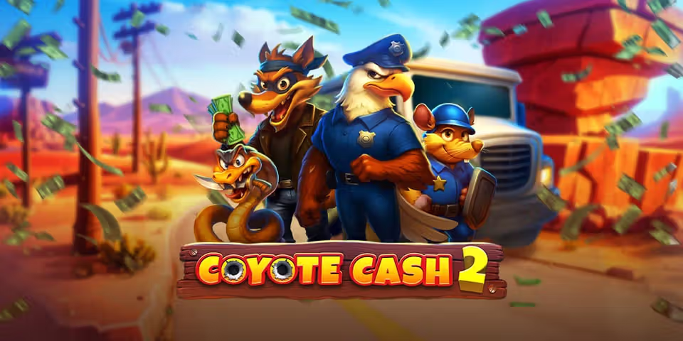 Coyote Cash 2 by RTG Slots, available for your casino platform