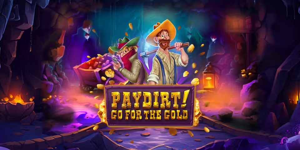 Paydirt! Go for the Gold by RTG Slots, available for your casino platform