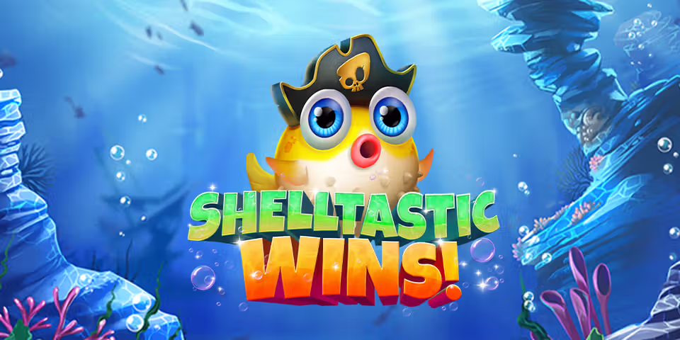 Shelltastic Wins by RTG Slots, available for your casino platform