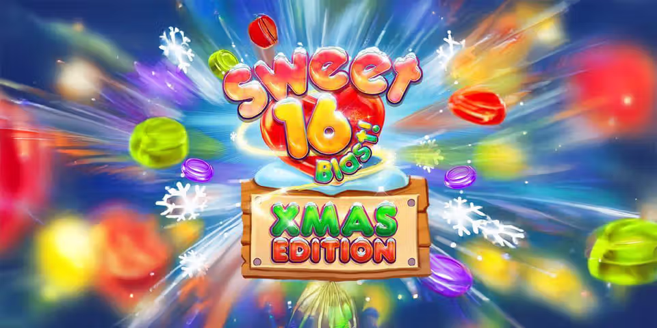 Sweet 16 Blast! XMAS Edition by RTG Slots, available for your casino platform