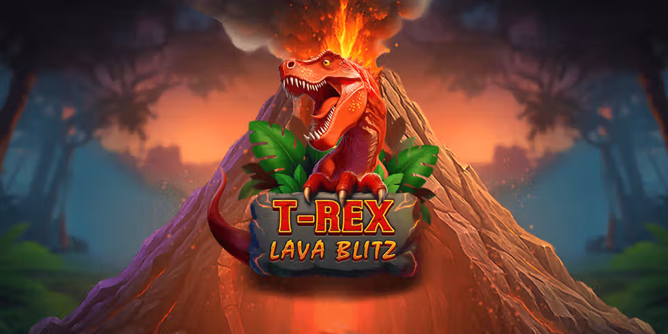 T-Rex Lava Blitz by RTG Slots, available for your casino platform