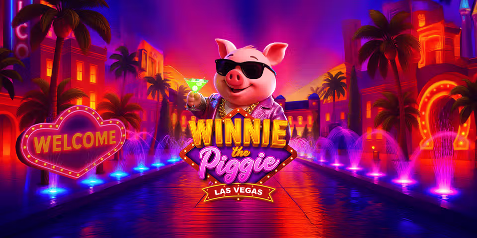 Winnie The Piggie Las Vegas by RTG Slots, available for your casino platform