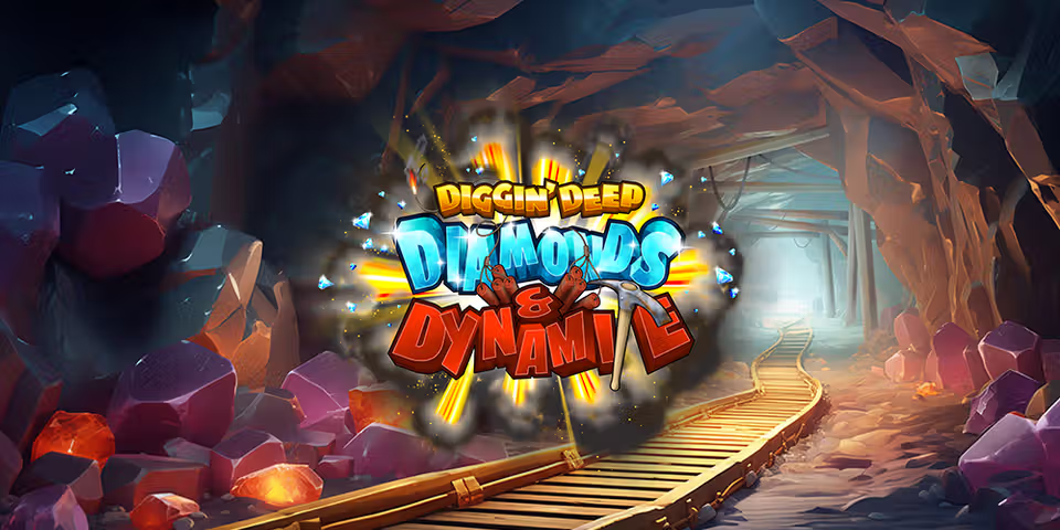 Diggin’ Deep: Diamonds & Dynamite by Rival Powered, available for your casino platform