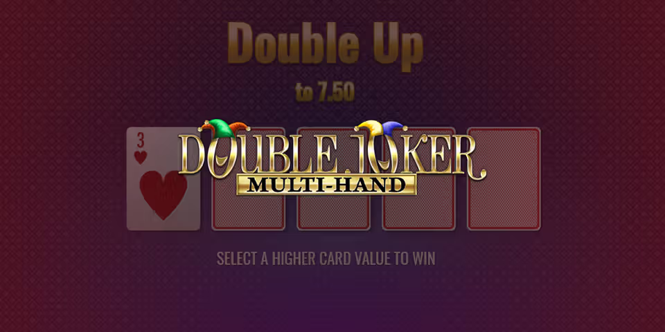 Double Joker (Multi-Hand) by Rival Powered, available for your casino platform