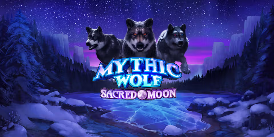 Mythic Wolf: Sacred Moon by Rival Powered, available for your casino platform