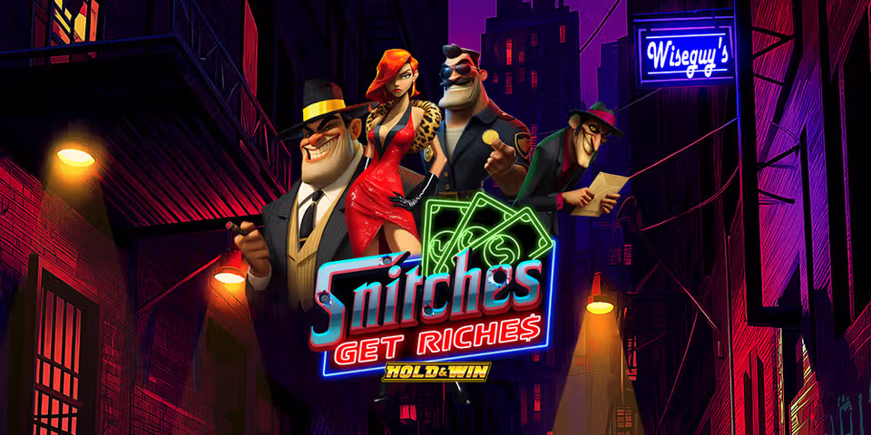 Snitches Get Riches - Hold & Win by Rival Powered, available for your casino platform