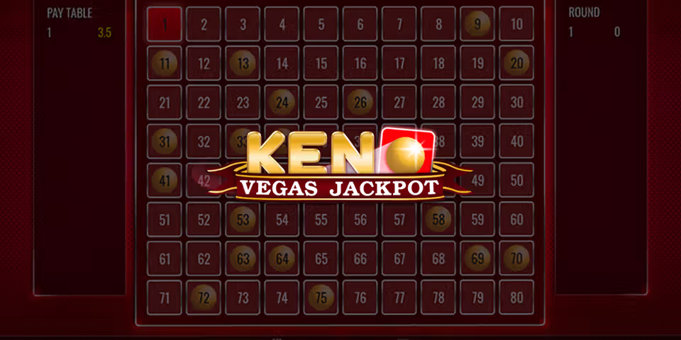 Vegas Jackpot Keno by Rival Powered, available for your casino platform