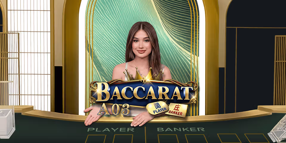 Baccarat A03 by SA Gaming, available to add to your casino platform
