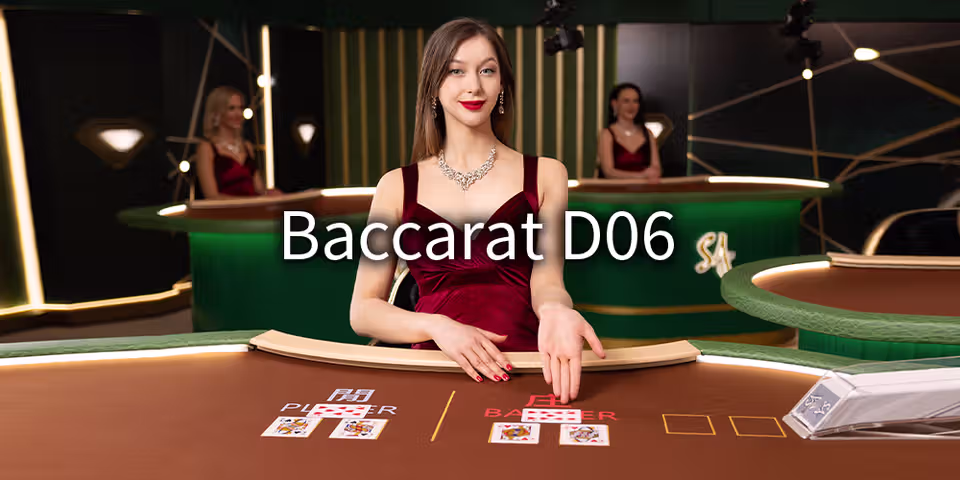 Baccarat D06 by SA Gaming, available for your casino platform