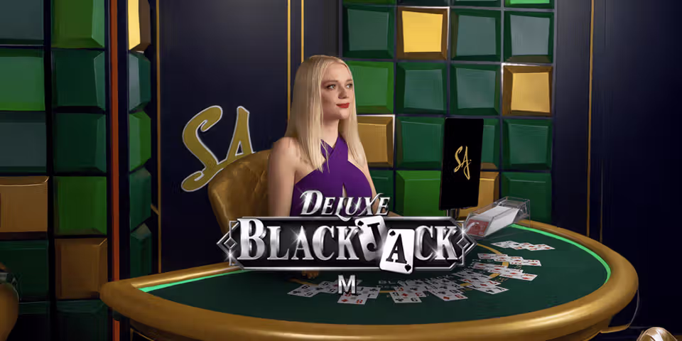 Deluxe Blackjack M by SA Gaming, available for your casino platform