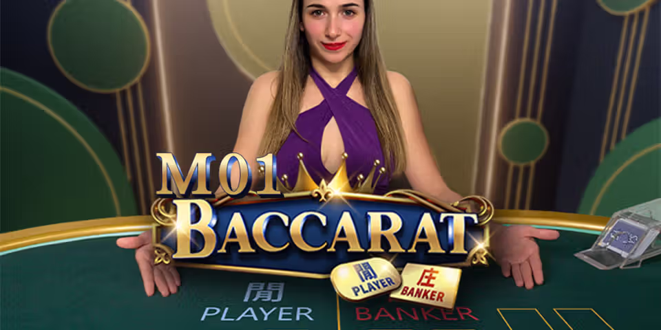 M01 Baccarat by SA Gaming, available for your casino platform