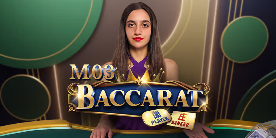 M03 Baccarat by SA Gaming, available for your casino platform