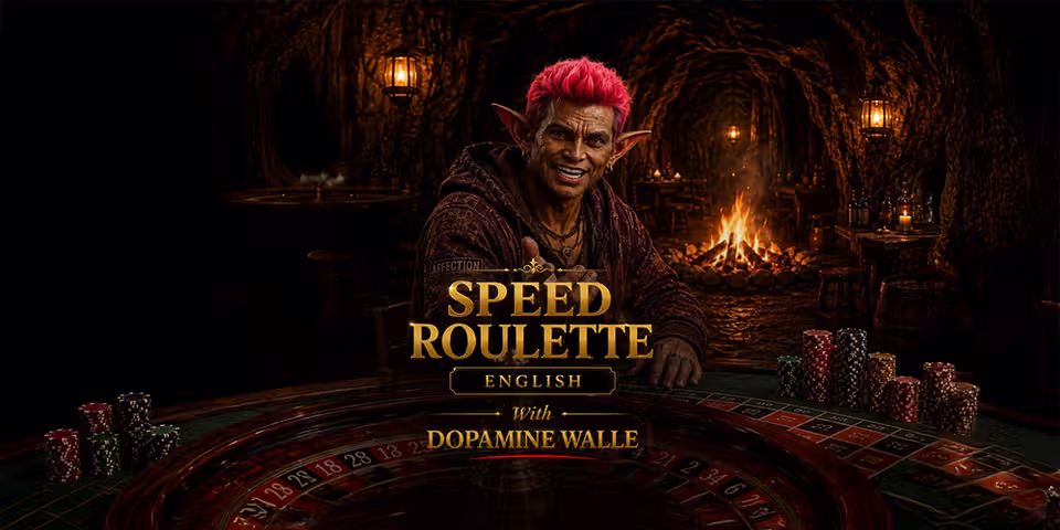 Speed Roulette with Dopamine Walle by Sentient, available for your casino platform