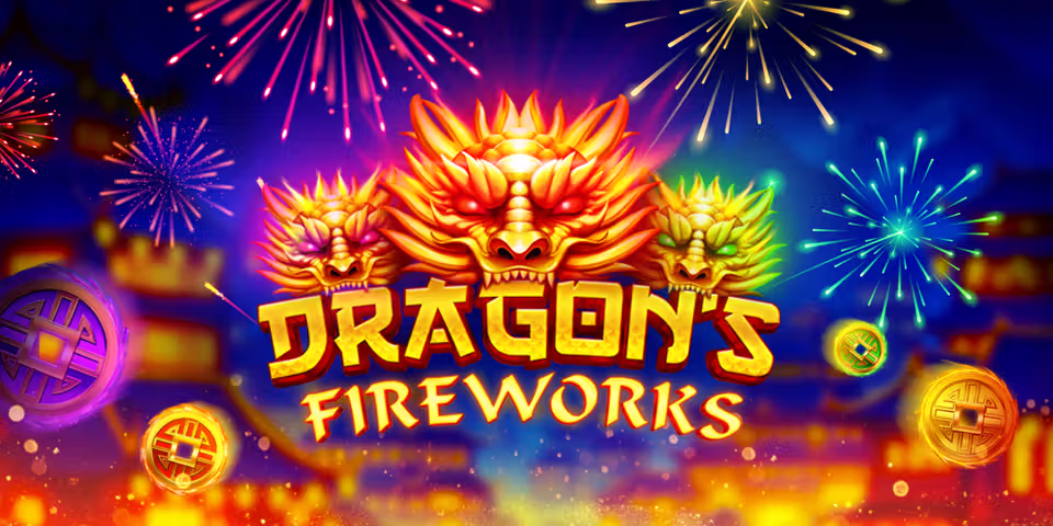 Dragon’s Fireworks by Slotopia, available for your casino platform