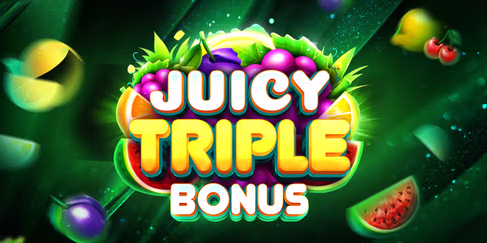 Juicy Triple Bonus by Slotopia, available for your casino platform
