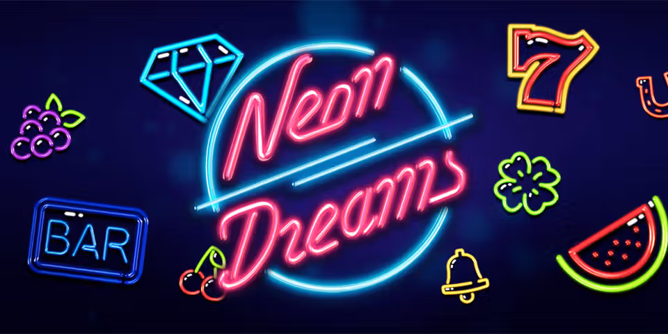 Neon Dreams by Slotmill, available for your casino platform