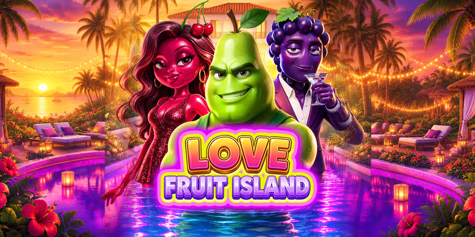 Fruit Love Island by Spin Joy Games, available for your casino platform