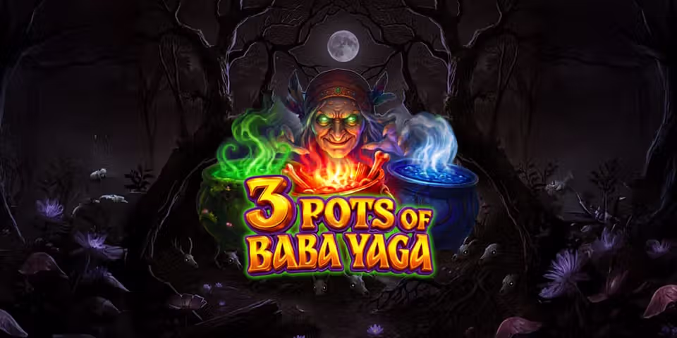 3 Pots Of BabaYaga by Spinomenal, available for your casino platform