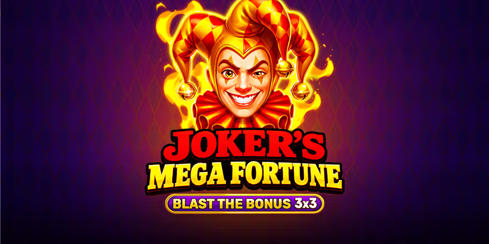 Joker’s Mega Fortune - Blast The Bonus 3x3 by Spinomenal, available for your casino platform