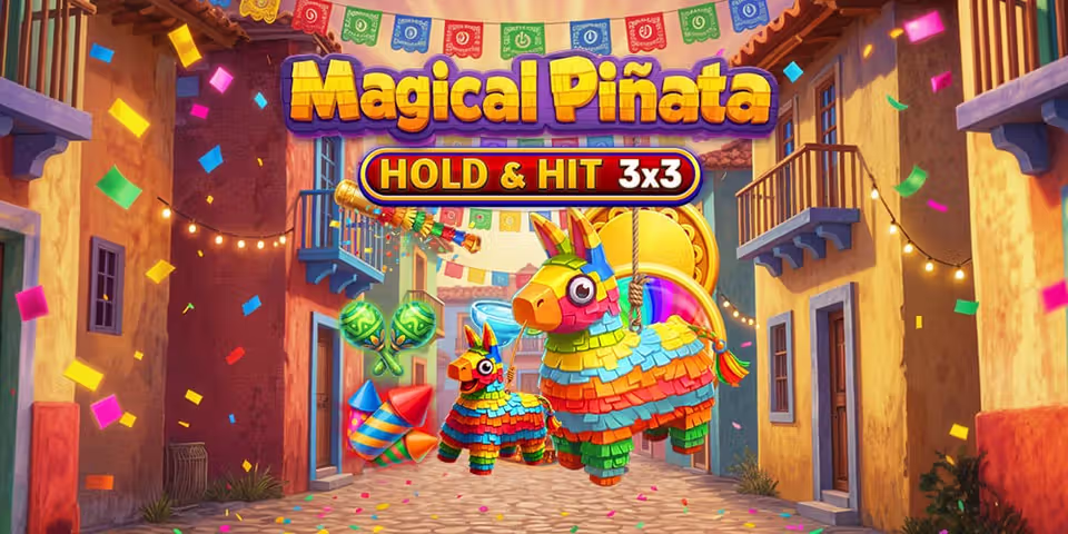 Magical Piñata: Hold x Hit 3x3 by Spinomenal, available for your casino platform
