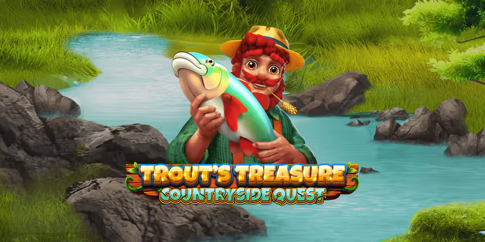 Trout's Treasure - Countryside Quest by Spinomenal, available for your casino platform