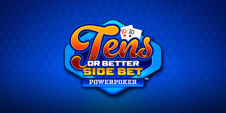 Tens or Better Side Bet Powerpoker™ by Speedy Tomatoes, available for your casino platform