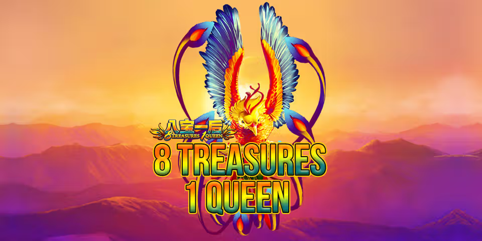 8 Treasures 1 Queen by Skywind Casino, available for your casino platform